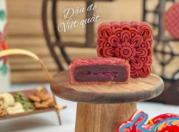 Bánh Trung Thu Đậu Đỏ Việt Quất 150g