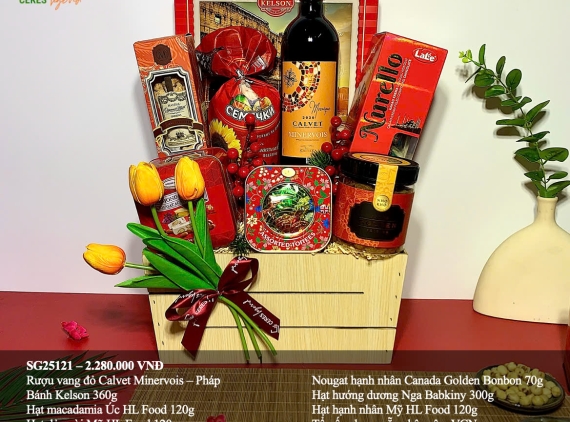Giỏ quà Tết SG25121