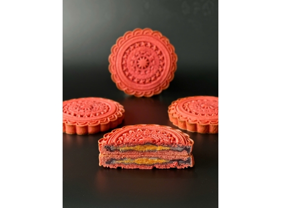 Bánh Trung Thu Khoai Môn Mochi Chà Bông Trứng Muối 320g