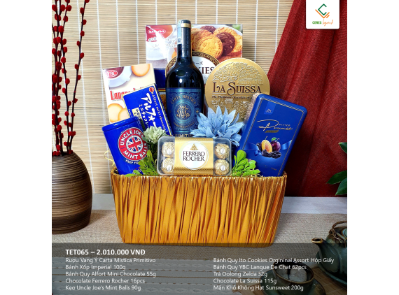 [Pre-order] Giỏ Quà Kim Lộc TET065