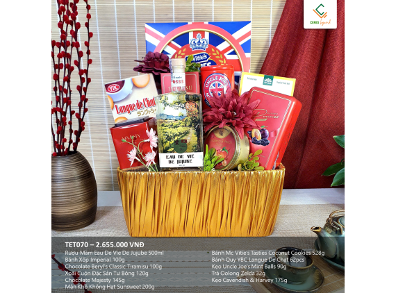 [Pre-order] Giỏ Quà Kim Lộc TET070
