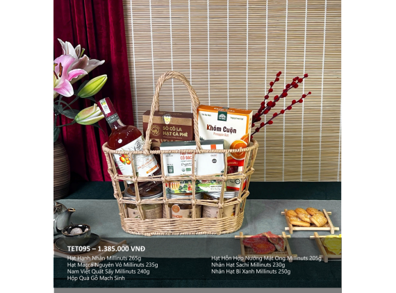 [Pre-order] Giỏ quà Mộc Phúc TET095